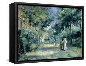 The Gardens in Montmartre, 19th Century-Pierre-Auguste Renoir-Framed Stretched Canvas