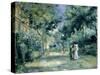 The Gardens in Montmartre, 19th Century-Pierre-Auguste Renoir-Stretched Canvas