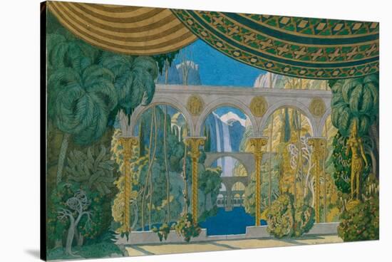 The Gardens of Chernomor. Stage Design for the Opera Ruslan and Ludmila, 1913-Ivan Yakovlevich Bilibin-Stretched Canvas