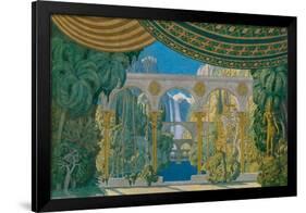 The Gardens of Chernomor. Stage Design for the Opera Ruslan and Ludmila, 1913-Ivan Yakovlevich Bilibin-Framed Giclee Print