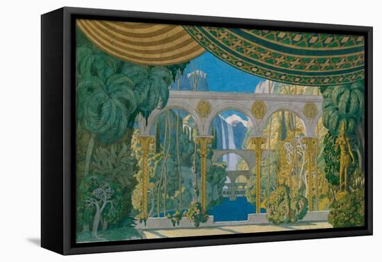 The Gardens of Chernomor. Stage Design for the Opera Ruslan and Ludmila, 1913-Ivan Yakovlevich Bilibin-Framed Stretched Canvas