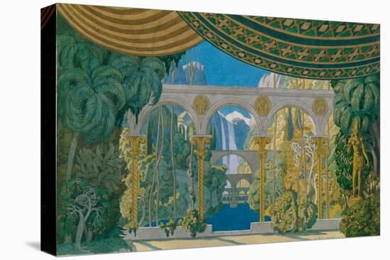 The Gardens of Chernomor. Stage Design for the Opera Ruslan and Ludmila, 1913-Ivan Yakovlevich Bilibin-Stretched Canvas