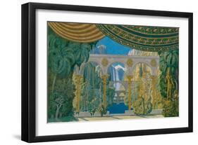 The Gardens of Chernomor. Stage Design for the Opera Ruslan and Ludmila, 1913-Ivan Yakovlevich Bilibin-Framed Giclee Print