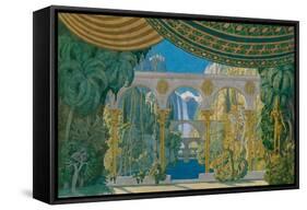 The Gardens of Chernomor. Stage Design for the Opera Ruslan and Ludmila, 1913-Ivan Yakovlevich Bilibin-Framed Stretched Canvas