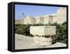 The gardens of Marrakesh by the long city walls-Werner Forman-Framed Stretched Canvas