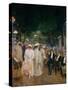 The Gardens of Paris, or the Beauties of the Night, 1905-Jean Béraud-Stretched Canvas