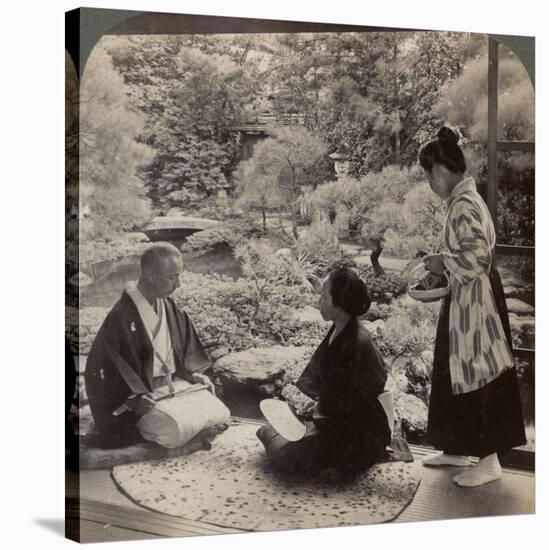 The Gardens of the Home of Mr Y Namikawa, Leader in the Art Industries, Kyoto, Japan, 1904-Underwood & Underwood-Stretched Canvas