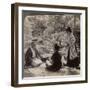 The Gardens of the Home of Mr Y Namikawa, Leader in the Art Industries, Kyoto, Japan, 1904-Underwood & Underwood-Framed Photographic Print