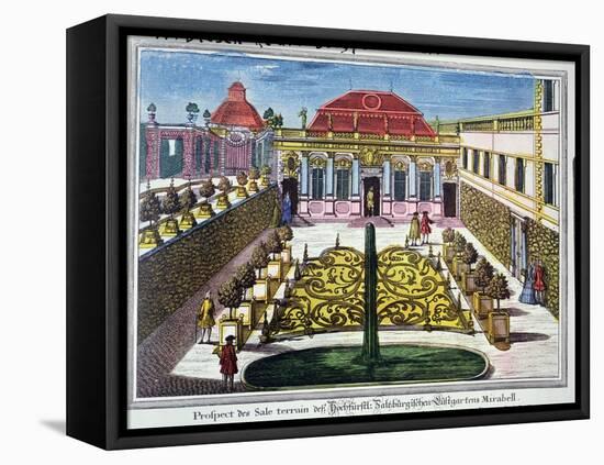 The Gardens of the Mirabelle Park Salzburg Austria-Mathias Diesel-Framed Stretched Canvas