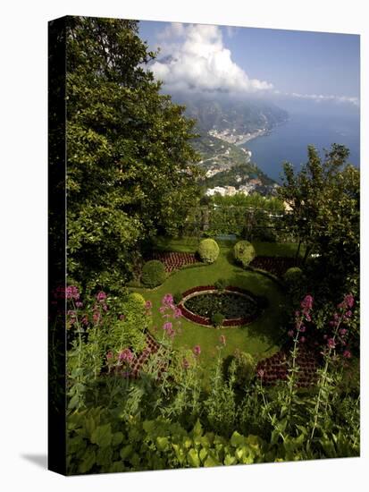 The Gardens of the Villa Cimbrone in Ravello, Amalfi Coast, Campania, Italy, Europe-Olivier Goujon-Stretched Canvas