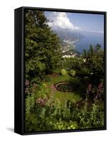 The Gardens of the Villa Cimbrone in Ravello, Amalfi Coast, Campania, Italy, Europe-Olivier Goujon-Framed Stretched Canvas