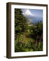 The Gardens of the Villa Cimbrone in Ravello, Amalfi Coast, Campania, Italy, Europe-Olivier Goujon-Framed Photographic Print