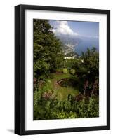 The Gardens of the Villa Cimbrone in Ravello, Amalfi Coast, Campania, Italy, Europe-Olivier Goujon-Framed Photographic Print