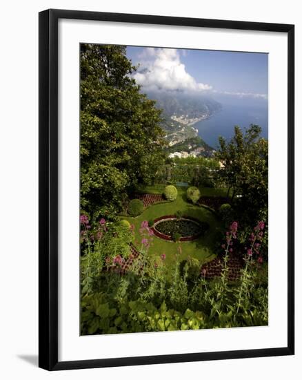 The Gardens of the Villa Cimbrone in Ravello, Amalfi Coast, Campania, Italy, Europe-Olivier Goujon-Framed Photographic Print