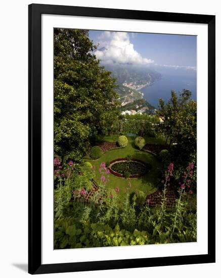 The Gardens of the Villa Cimbrone in Ravello, Amalfi Coast, Campania, Italy, Europe-Olivier Goujon-Framed Photographic Print