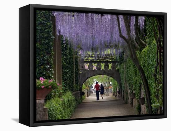 The Gardens of the Villa Cimbrone in Ravello, Amalfi Coast, Campania, Italy, Europe-null-Framed Stretched Canvas