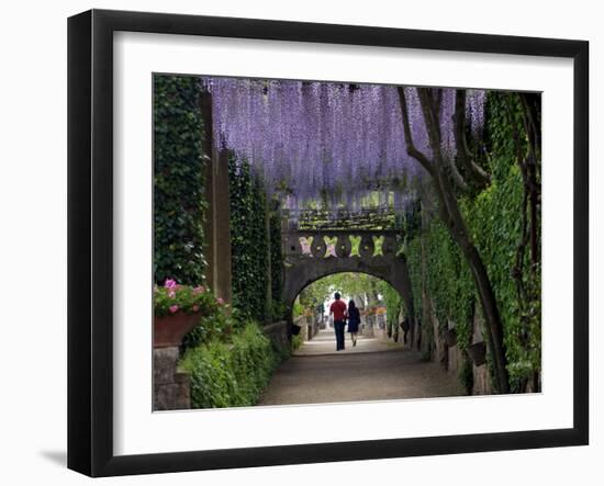 The Gardens of the Villa Cimbrone in Ravello, Amalfi Coast, Campania, Italy, Europe-null-Framed Photographic Print