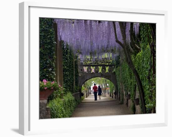 The Gardens of the Villa Cimbrone in Ravello, Amalfi Coast, Campania, Italy, Europe-null-Framed Photographic Print