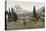 The Gardens of the Villa D'Este, Tivoli-Jean-Baptiste-Camille Corot-Stretched Canvas