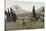 The Gardens of the Villa D'Este, Tivoli-Jean-Baptiste-Camille Corot-Stretched Canvas