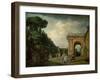 The Gardens of the Villa Ludovisi, Rome, 1749-Claude Joseph Vernet-Framed Giclee Print