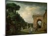 The Gardens of the Villa Ludovisi, Rome, 1749-Claude Joseph Vernet-Mounted Giclee Print