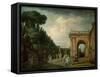 The Gardens of the Villa Ludovisi, Rome, 1749-Claude Joseph Vernet-Framed Stretched Canvas