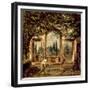 The Gardens of the Villa Medici in Rome, c.1650-51-Diego Velazquez-Framed Giclee Print