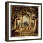 The Gardens of the Villa Medici in Rome, c.1650-51-Diego Velazquez-Framed Giclee Print