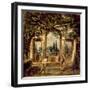 The Gardens of the Villa Medici in Rome, c.1650-51-Diego Velazquez-Framed Giclee Print