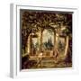 The Gardens of the Villa Medici in Rome, c.1650-51-Diego Velazquez-Framed Giclee Print