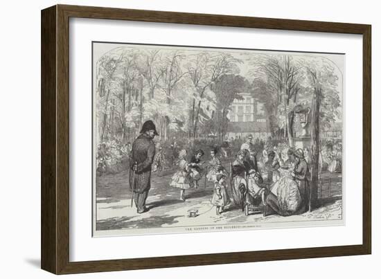 The Gardens of Tuileries-null-Framed Giclee Print