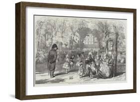 The Gardens of Tuileries-null-Framed Giclee Print