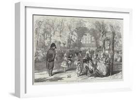 The Gardens of Tuileries-null-Framed Giclee Print