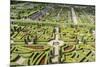 The gardens of Villandry castle from above, Villandry, UNESCO World Heritage Site, Indre-et-Loire, -Francesco Vaninetti-Mounted Photographic Print