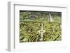 The gardens of Villandry castle from above, Villandry, UNESCO World Heritage Site, Indre-et-Loire, -Francesco Vaninetti-Framed Photographic Print