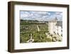 The gardens of Villandry castle from above, Villandry, UNESCO World Heritage Site, Indre-et-Loire, -Francesco Vaninetti-Framed Photographic Print