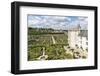 The gardens of Villandry castle from above, Villandry, UNESCO World Heritage Site, Indre-et-Loire, -Francesco Vaninetti-Framed Photographic Print