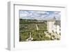 The gardens of Villandry castle from above, Villandry, UNESCO World Heritage Site, Indre-et-Loire, -Francesco Vaninetti-Framed Photographic Print