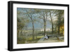 The Gardens, Pallanza, Lago Maggiore-Albert Goodwin-Framed Giclee Print