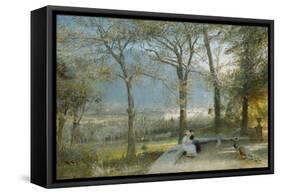 The Gardens, Pallanza, Lago Maggiore-Albert Goodwin-Framed Stretched Canvas