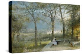 The Gardens, Pallanza, Lago Maggiore-Albert Goodwin-Stretched Canvas