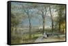 The Gardens, Pallanza, Lago Maggiore-Albert Goodwin-Framed Stretched Canvas