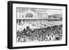 The Gare De L'Est Railway Station During the Period of Mobilization, Paris, France, 1914-Andre Devambez-Framed Giclee Print