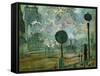 The Gare Saint Lazare (Le Signa)-Claude Monet-Framed Stretched Canvas
