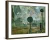 The Gare Saint Lazare (Le Signa)-Claude Monet-Framed Giclee Print