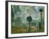 The Gare Saint Lazare (Le Signa)-Claude Monet-Framed Giclee Print