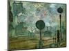 The Gare Saint Lazare (Le Signa)-Claude Monet-Mounted Premium Giclee Print