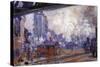 The Gare Saint-Lazare-Claude Monet-Stretched Canvas