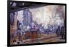 The Gare Saint-Lazare-Claude Monet-Framed Art Print